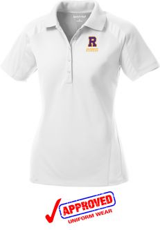 Sport-Tek Ladies Dri-Mesh Pro Polo, White